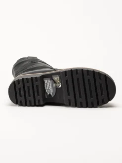 Andrea Conti - Svarta boots i skinn