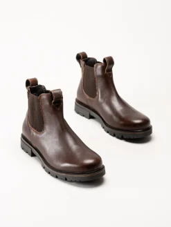 Axelda - Treviso WP - Bruna chelsea boots i skinn