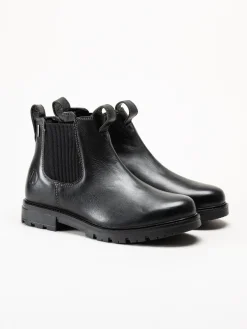 Axelda - Treviso WP - Svarta chelsea boots i skinn