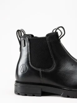 Axelda - Treviso WP - Svarta chelsea boots i skinn