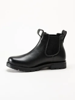 Axelda - Treviso WP - Svarta chelsea boots i skinn