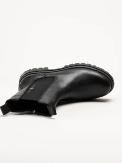 Canada Snow - Carlyle - Svarta chelsea boots med utfällbara broddar
