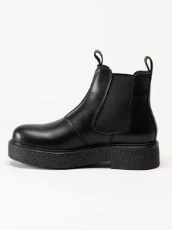 Canada Snow - Mount Vail Lea - Svarta ullfodrade boots i skinn