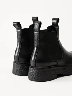 Canada Snow - Mount Vail Lea - Svarta ullfodrade boots i skinn
