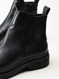 Canada Snow - Mount Verdi - Svarta chelsea boots i skinn