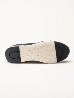 Caprice - Mörkblå loafers i skinn