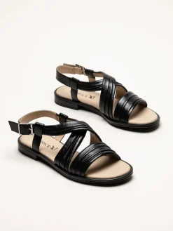 Caprice - Svarta sandaler