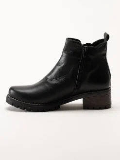 Charlotte of Sweden - Svarta chelsea boots i skinn