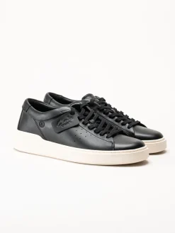 Clarks - Craft Swift - Svarta sneakers i skinn