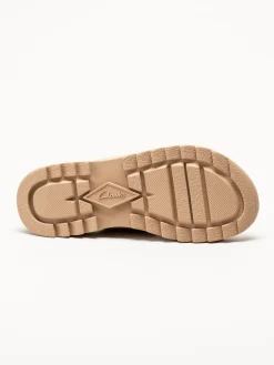 Clarks - Dashlite Wish - Beige sandaler i mocka