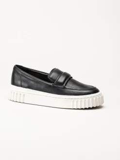 Clarks - Mayhill Cove - Svarta lågskor i skinn