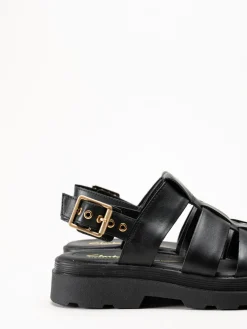 Clarks - Orinoco3 Strap - Svarta sandaler i skinn