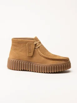 Clarks - Torhill Moss D - Bruna kängor i nubuck