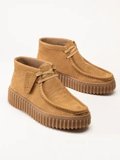 Clarks - Torhill Moss D - Bruna kängor i nubuck