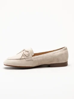 Dasia - Shelly - Beige loafers i mocka