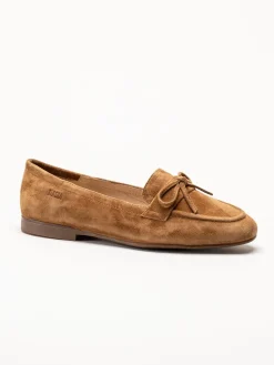 Dasia - Shelly - Bruna loafers i mocka