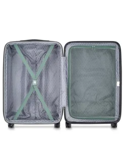 Delsey - Air Armour 68 Expandable - Ljusgrön resväska expanderbar