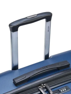 Delsey - Air Armour 77 Expandable - Mörkblå resväska expanderbar