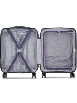 Delsey - Air Armour 55 Slim - Mörklila kabinväska