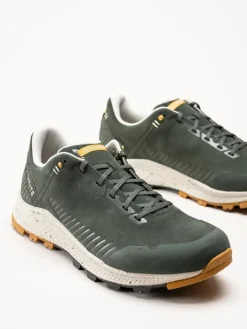 Dolomite - Carezza leather Mens - Gröna promenadskor i mocka
