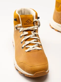 Dolomite - Carezza Nabuk Mid Lt Ms - Gula promenadkängor i nubuck och mocka