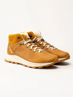 Dolomite - Carezza Nabuk Mid Lt Ms - Gula promenadkängor i nubuck och mocka
