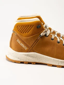 Dolomite - Carezza Nabuk Mid Lt Ms - Gula promenadkängor i nubuck och mocka