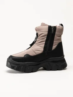 Duffy - Beige fodrade nylonboots