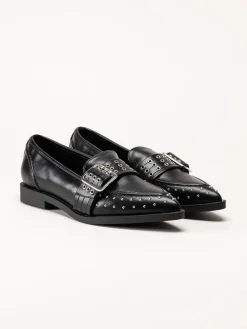 Duffy - Fulgatore Otto - Svarta loafer med dekornitar