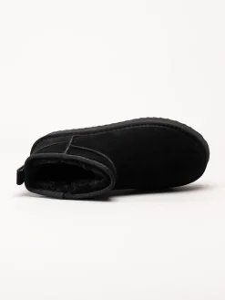 Duffy - Svarta fodrade boots i mocka