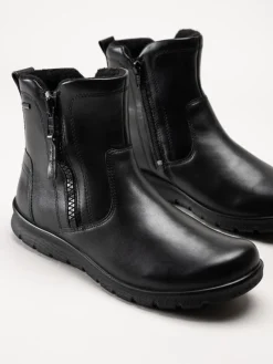 Ecco - Babett Gtx - Svarta kängor med Gore-Tex