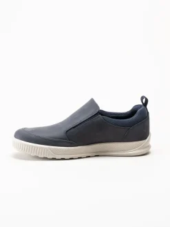 Ecco - Byway M Slip-On - Mörkblå slip on skor