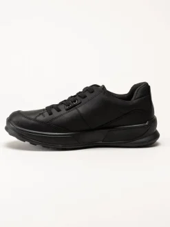 Ecco - Byway 2.0 Shoe WP - Svarta promenadskor i oljat skinn