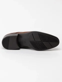 Ecco - Citytray M derby - Mörkbruna snörskor i skinn