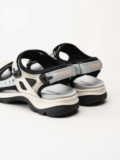 Ecco - Ecco Offroad Yucatan W - Ljusgrå multifärgade vandringssandaler i nubuck