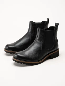Ecco - Elaina - Svarta chelsea boots i skinn