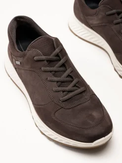 Ecco - Exostride Low GTX - Bruna promenadskor med Gore-Tex