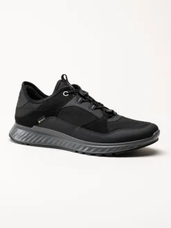 Ecco - Exostride - Svarta sportiga sneakers med Gore-Tex