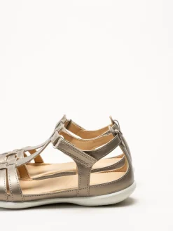 Ecco - Flash - Guldfärgade sandaler
