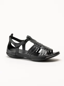 Ecco - Flash Roman - Svarta sandaler