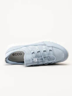 Ecco - Gruuv Lite - Ljusblå sneakers i mesh