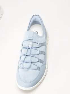 Ecco - Gruuv Lite - Ljusblå sneakers i mesh