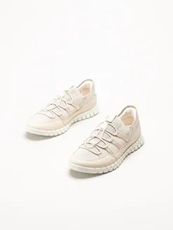 Ecco - Gruuv Lite W Tex sneaker - Beige sneakers i mesh