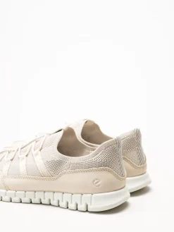 Ecco - Gruuv Lite W Tex sneaker - Beige sneakers i mesh