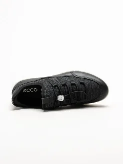 Ecco - Gruuv Lite W Tex sneaker - Svarta sneakers i mesh