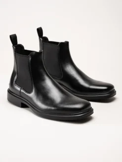 Ecco - Helsinki 2 M - Svarta chelsea boots i skinn