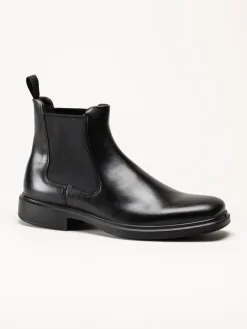 Ecco - Helsinki 2 M - Svarta chelsea boots i skinn