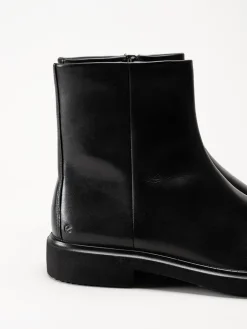 Ecco - Metro Amsterdam Clean - Svarta boots i skinn