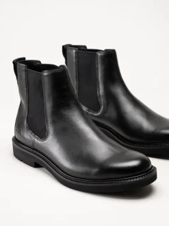 Ecco - Metro London Chelsea - Svarta chelsea boots i skinn