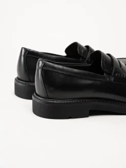 Ecco - Metropole London - Svarta loafers i skinn